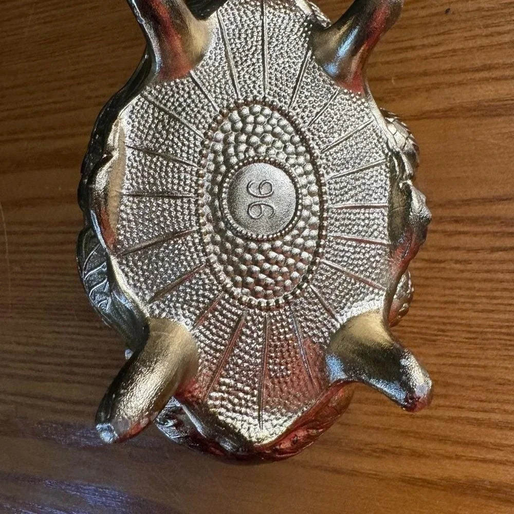 Antique Jewelry Casket Gilded Pine Cone Marked 96 Silver Color Art Nouveau